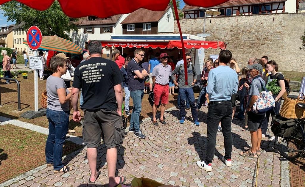 Vor Ort: Stadtteilspaziergang Hausen und Markt