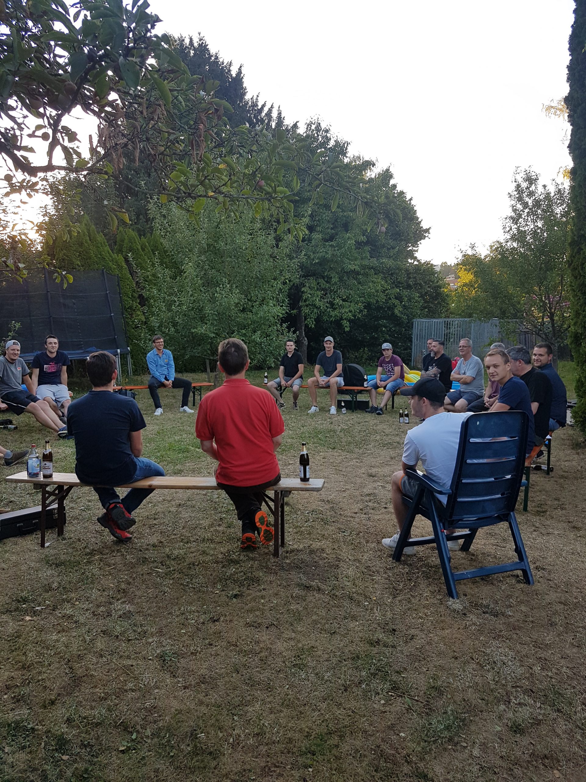 Vor Ort: Beim Fanfarenzug Weil der Stadt