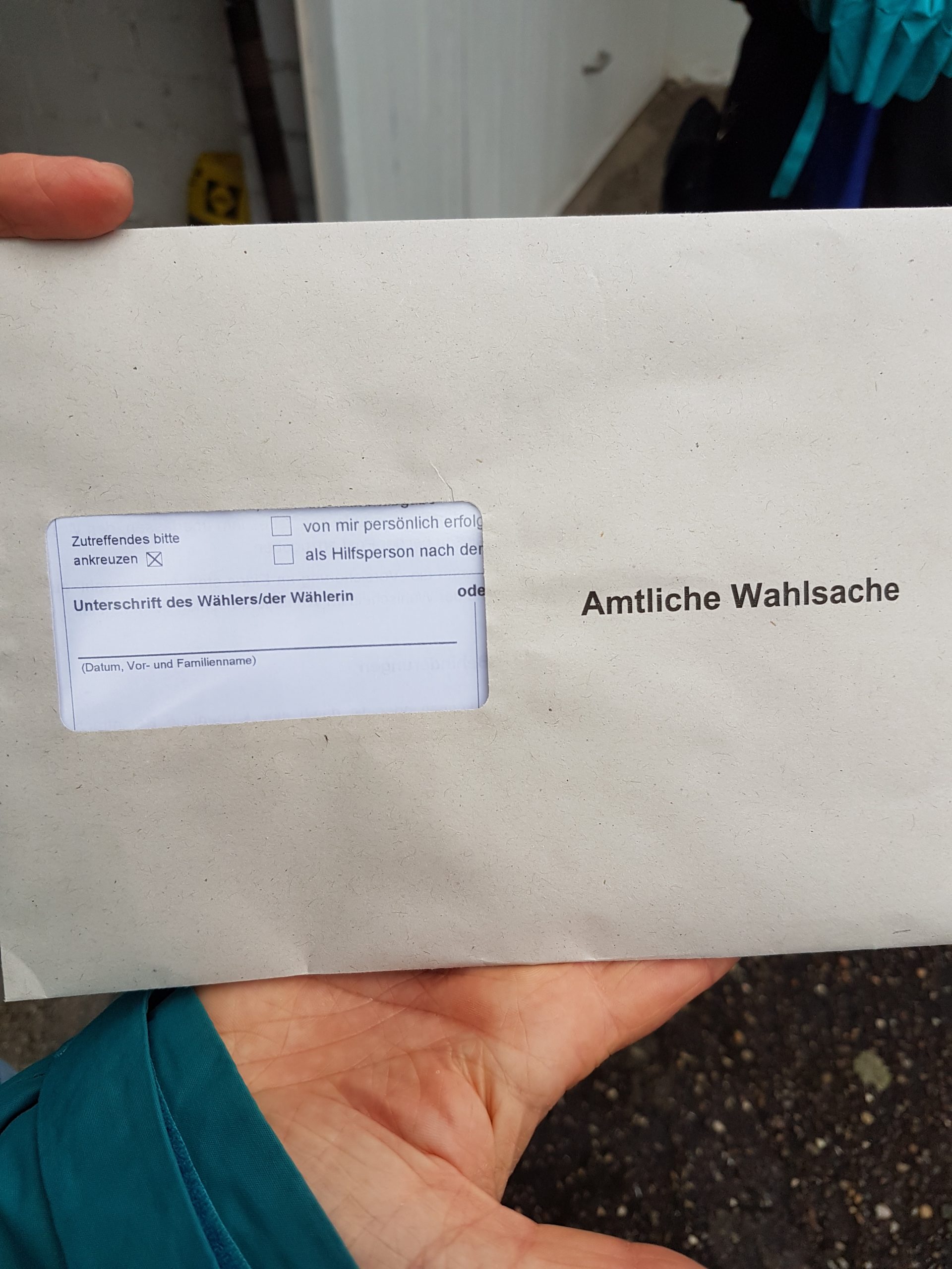 Briefwahl für den Urlaubsort beantragen!