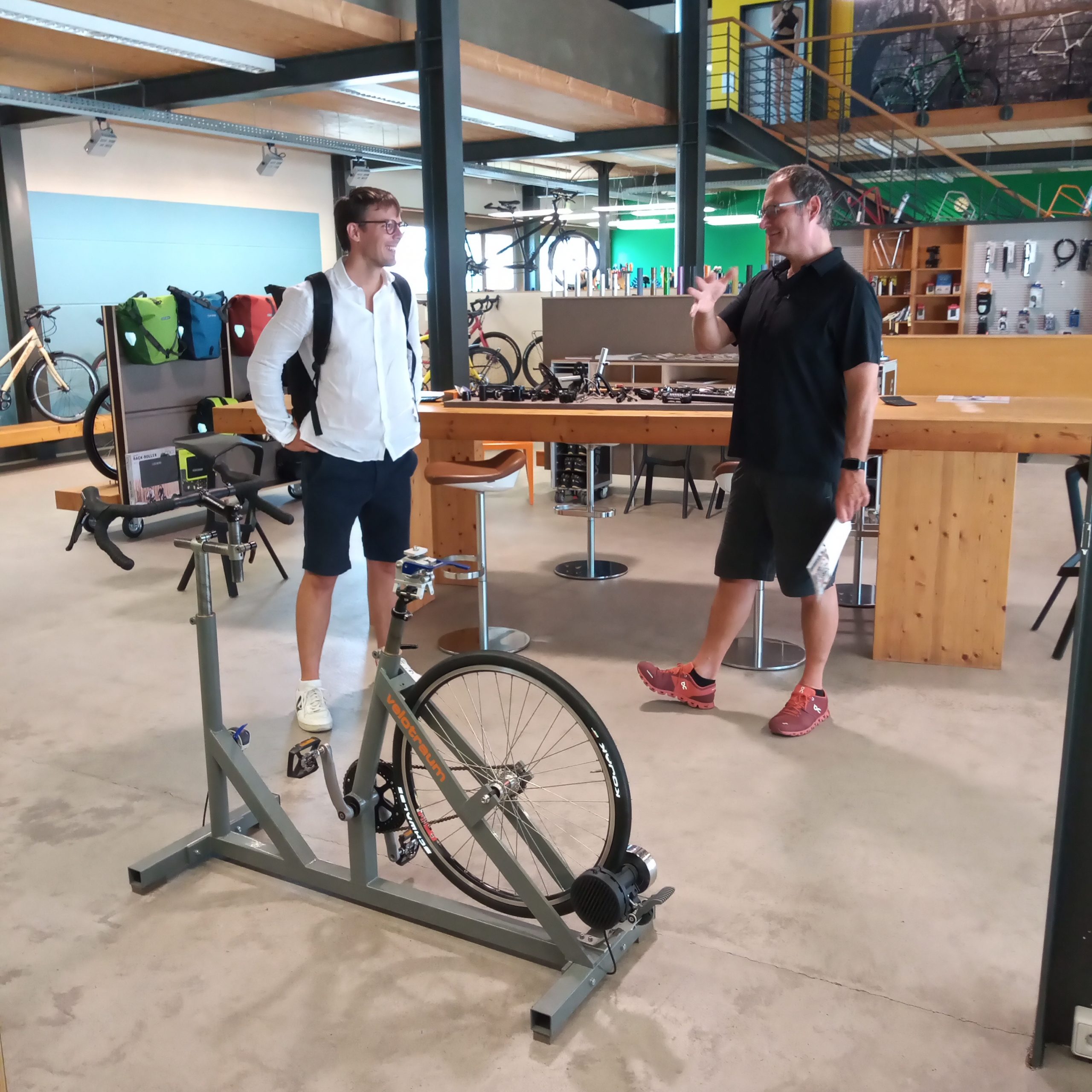 Vor Ort: Merklingen und Velotraum